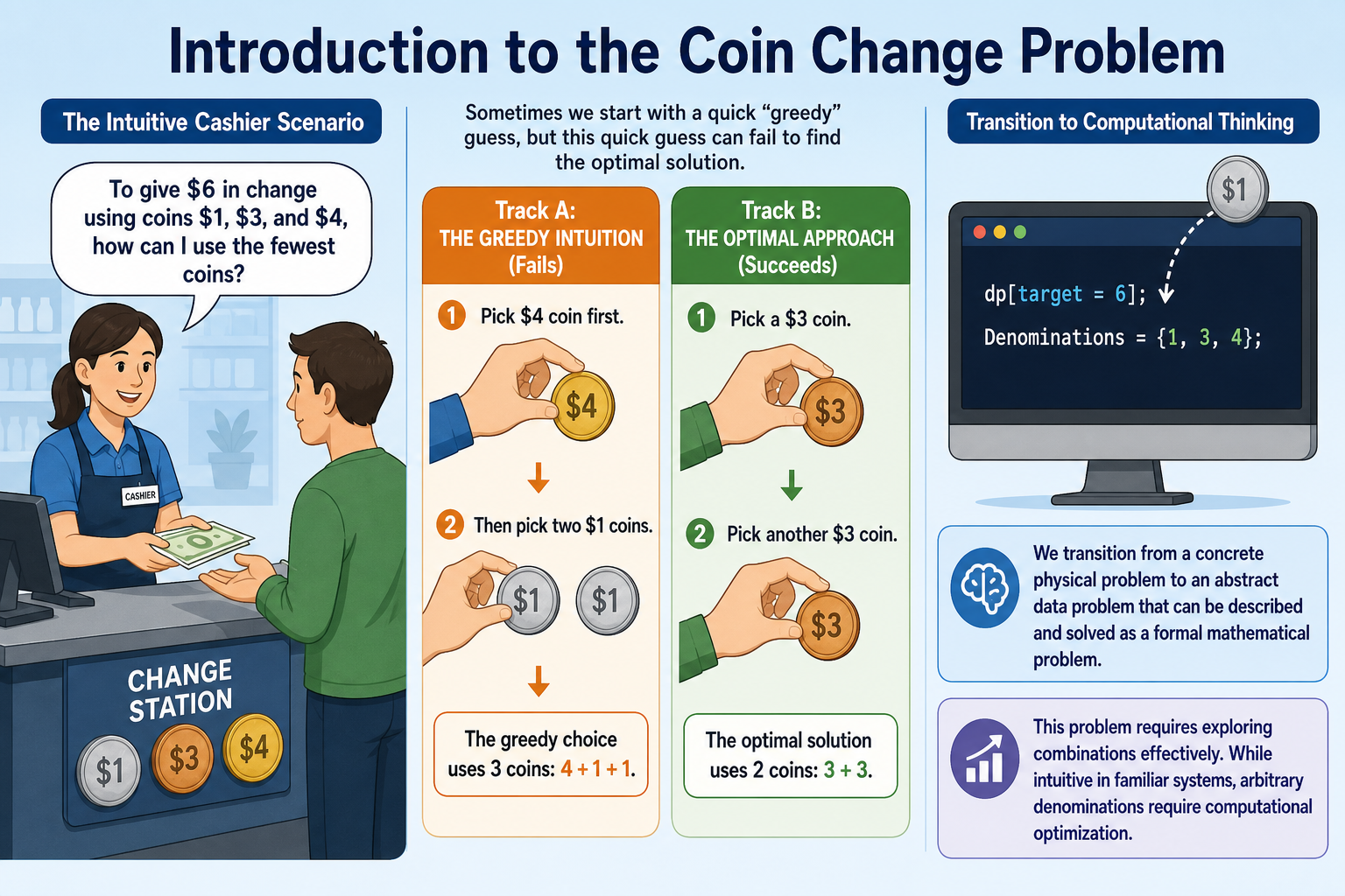 Introduction to the Coin Change Problem